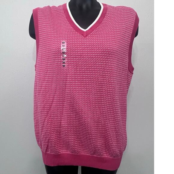 NWT Brooks Brothers Vest Men’s M 100%Supima Cotton Pullover Classic Preppy Golf - Picture 1 of 5
